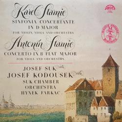 KAREL STAMIC ANTONIN STAMIC Sinfonia Concertante in D Major For Violin And Orchestra / Concerto In B Flat Major For Viola And Orchestra Виниловая пластинка KAREL STAMIC ANTONIN STAMIC Sinfonia Concertante in D Major For Violin And Orchestra / Concerto In B Flat Major For Viola And Orchestra Виниловая пластинка
