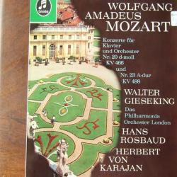 MOZART Konzert Für Klavier Und Orchester Nr.20 d-moll KV466 und Nr.23 A-dur KV488 Виниловая пластинка MOZART Konzert Für Klavier Und Orchester Nr.20 d-moll KV466 und Nr.23 A-dur KV488 Виниловая пластинка