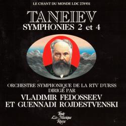 Taneiev Symphonies 2 & 4 Фирменный CD Taneiev Symphonies 2 & 4 Фирменный CD