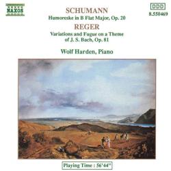 SCHUMANN Humoreske In B Flat Major, Op. 20 / Variations And Fugue On A Theme Of J.S. Bach Op. 81 Фирменный CD SCHUMANN Humoreske In B Flat Major, Op. 20 / Variations And Fugue On A Theme Of J.S. Bach Op. 81 Фирменный CD
