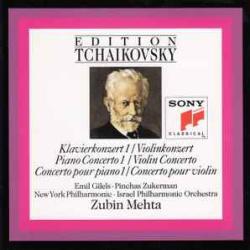 TCHAIKOVSKY Piano Concerto 1 . Violin Concerto Фирменный CD TCHAIKOVSKY Piano Concerto 1 . Violin Concerto Фирменный CD