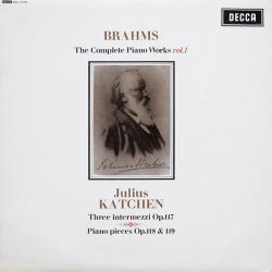 BRAHMS THE COMPLETE PIANO WORKS VOL. 1 Виниловая пластинка BRAHMS THE COMPLETE PIANO WORKS VOL. 1 Виниловая пластинка