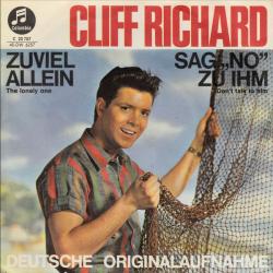 CLIFF RICHARD Sag' "No" Zu Ihm / Zuviel Allein Виниловая пластинка CLIFF RICHARD Sag' "No" Zu Ihm / Zuviel Allein Виниловая пластинка