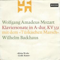 MOZART Klaviersonate In A-dur, Kv 331 Mit Dem »Türkischen Marsch« Виниловая пластинка MOZART Klaviersonate In A-dur, Kv 331 Mit Dem »Türkischen Marsch« Виниловая пластинка
