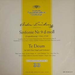BRUCKNER Sinfonie Nr. 9 d-moll (Originalfassung) · 3. Satz, 2. Teil / Te Deum Für Soli, CHor, Orgel Und Orchester Виниловая пластинка BRUCKNER Sinfonie Nr. 9 d-moll (Originalfassung) · 3. Satz, 2. Teil / Te Deum Für Soli, CHor, Orgel Und Orchester Виниловая пластинка