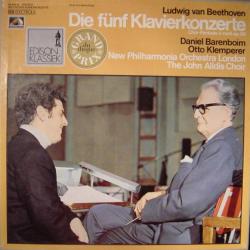 Beethoven - Daniel Barenboim - Otto Klemperer Die Fünf Klavierkonzerte / Chorfantasie C-moll Op. 80 LP-BOX Beethoven - Daniel Barenboim - Otto Klemperer Die Fünf Klavierkonzerte / Chorfantasie C-moll Op. 80 LP-BOX