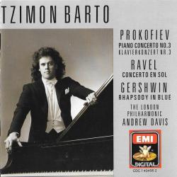 Tzimon Barto, Andrew Davis, Prokofiev, Ravel, Gershwin Piano Concerto No. 3 / Concerto En Sol / Rhapsody In Blue Фирменный CD Tzimon Barto, Andrew Davis, Prokofiev, Ravel, Gershwin Piano Concerto No. 3 / Concerto En Sol / Rhapsody In Blue Фирменный CD