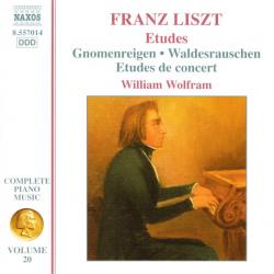 LISZT Etudes: Gnomenreigen • Waldesrauschen • Etudes De Concert Фирменный CD 