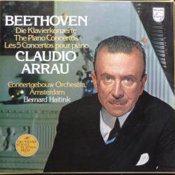 BEETHOVEN Die Klavierkonzerte = The Piano Concertos = Les 5 Concertos Pour Piano LP-BOX 