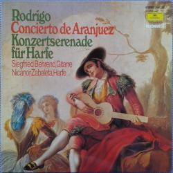 RODRIGO Concierto De Aranjuez / Konzertserenade Für Harfe Виниловая пластинка 