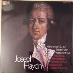 HAYDN Klavierkonzert D-dur / Sonate F-dur / Variationen F-moll Виниловая пластинка 