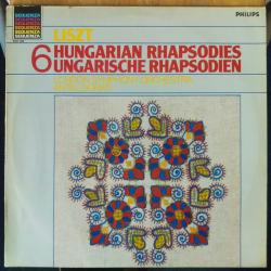 LISZT 6 Hungarian Rhapsodies = 6 Ungarische Rhapsodien Виниловая пластинка 