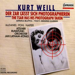 Kurt Weill Der Zar Lässt Sich Photographieren = The Tsar Has His Photograph Taken Фирменный CD 