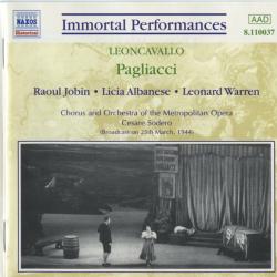 LEONCAVALLO Pagliacci Фирменный CD 