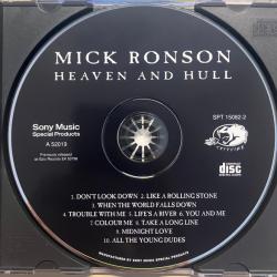 Mick Ronson Heaven And Hull Фирменный CD 