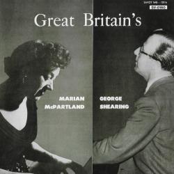 MARIAN MCPARTLAND GEORGE SHEARING Great Britain's Marian McPartland - George Shearing Фирменный CD MARIAN MCPARTLAND GEORGE SHEARING Great Britain's Marian McPartland - George Shearing Фирменный CD