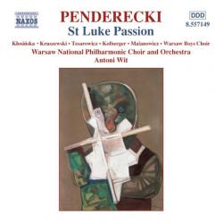 KRZYSZTOF PENDERECKI St Luke Passion Фирменный CD 