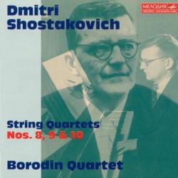 Dmitri Shostakovich - Borodin Quartet String Quartets Nos. 8, 9 & 10 Фирменный CD 