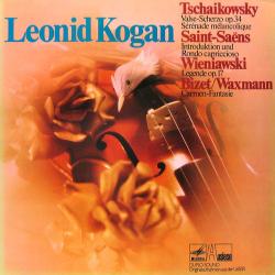 LEONID KOGAN TSCHAIKOWSKY SAINT-SAENS WIENIAWSKI BIZET WAXMANN Valse-Scherzo Op. 34 / Serenade Melancolique / Introduktion Und Rondo Capriccioso / Legende Op. 17 / Carmen-Fantasie Виниловая пластинка LEONID KOGAN TSCHAIKOWSKY SAINT-SAENS WIENIAWSKI BIZET WAXMANN Valse-Scherzo Op. 34 / Serenade Melancolique / Introduktion Und Rondo Capriccioso / Legende Op. 17 / Carmen-Fantasie Виниловая пластинка