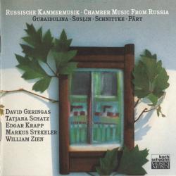Gubaidulina • Suslin • Schnittke • Pärt, David Geringas, Tatjana Schatz, Edgar Krapp, Markus Stekeler, William Zien In Croce (Russische Kammermusik = Chamber Music From Russia) Фирменный CD 