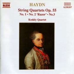 HAYDN String Quartets Op. 55 No. 1 - No. 2 'Razor' - No. 3 Фирменный CD HAYDN String Quartets Op. 55 No. 1 - No. 2 'Razor' - No. 3 Фирменный CD