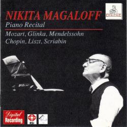 Nikita Magaloff - Mozart, Glinka, Mendelssohn, Chopin, Liszt, Scriabin Piano Recital Фирменный CD Nikita Magaloff - Mozart, Glinka, Mendelssohn, Chopin, Liszt, Scriabin Piano Recital Фирменный CD
